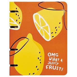 Тетрадь Fruits.лимон А5, 120 л, клетка, на кольцах, Be Smart