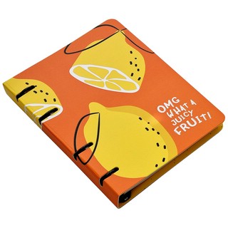 Тетрадь Fruits.лимон А5, 120 л, клетка, на кольцах, Be Smart 2