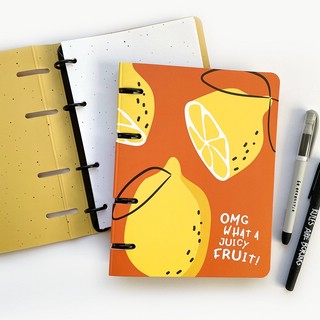 Тетрадь Fruits.лимон А5, 120 л, клетка, на кольцах, Be Smart 3
