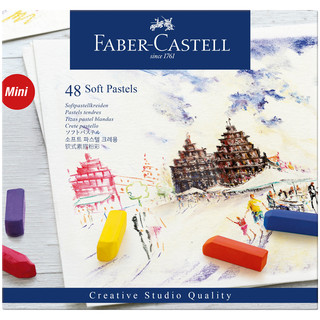 Пастель 48 цв "Soft pastels" мини, карт. упаковка, Faber-Castell