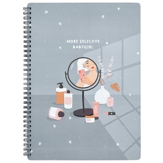 Тетрадь Blogger.зеркало, А4, 96 л, клетка, спираль, Be Smart 1