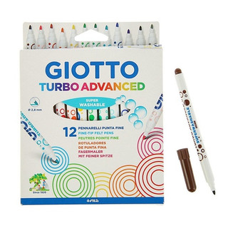 Фломастеры 12 цв 'Turbo Advanced' FILA-GIOTTO