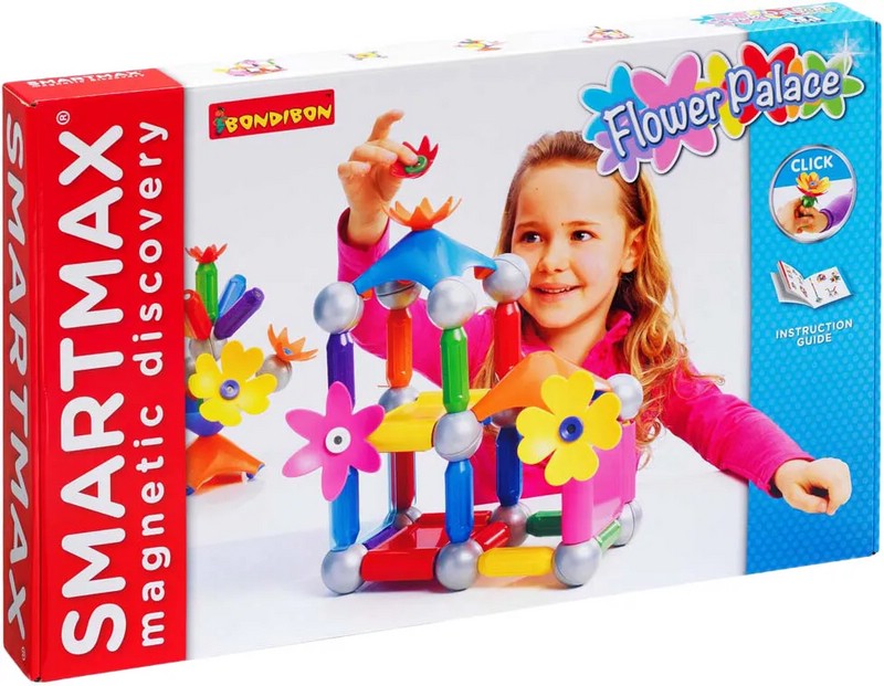 Магнитный конструктор Smartmax 'Цветочный дворец' 45 деталей
