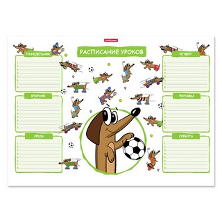 Расписание уроков ErichKrause 