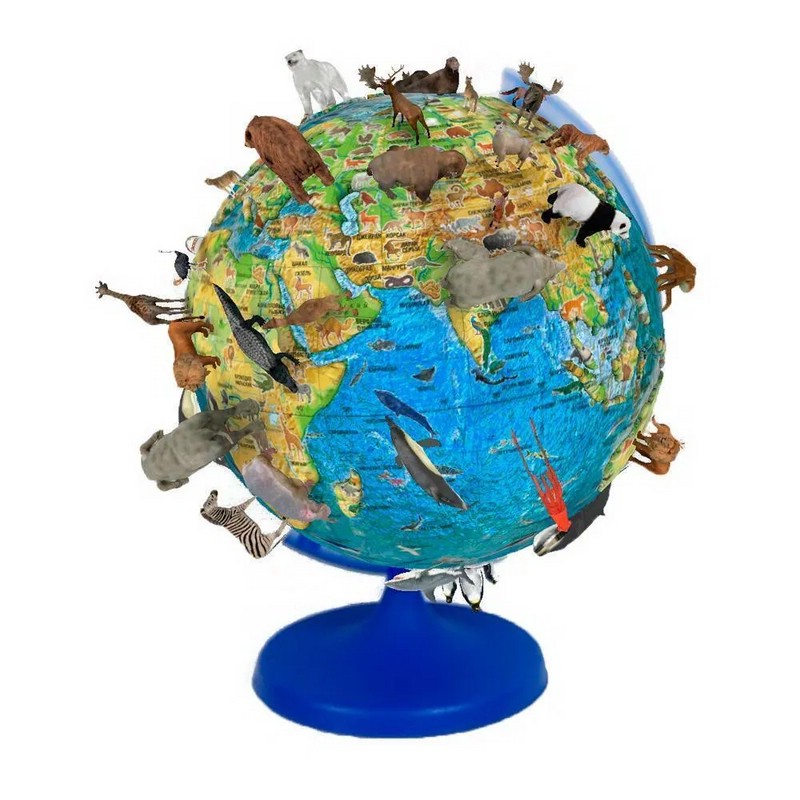 Глобус DMB 'Сафари', интерактивный, диаметр 11 см
