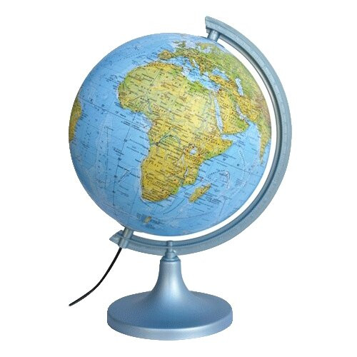 Глобус d 25 см, физический/политический, с подсветкой, на подставке, DMB