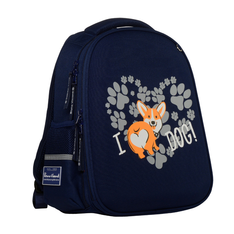 Рюкзак-капсула с эргономичной спинкой 'Влюбленный корги' 