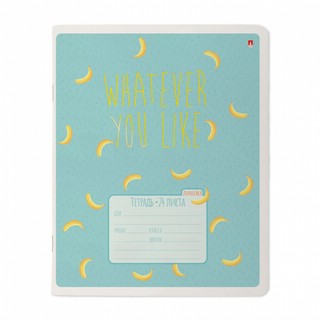 Тетрадь А5, 24 листа, в линейку, 'Fruit Rain' в ассортименте. Цена за 1 шт. 5
