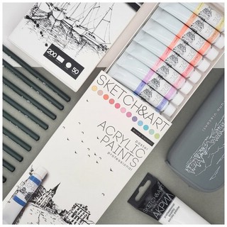 Скетчбук Sketch&Art, А5, 60 л, на гребне, грубый крафт 2