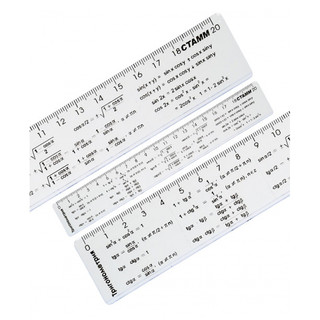 Линейка 20см "Тригонометрия" со справочным материалом, пласти...