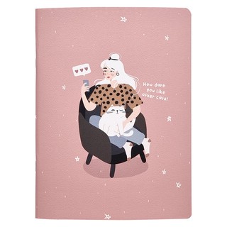 Тетрадь Blogger.кресло 48 л, А5+, клетка, на скрепке, Be Smart 1