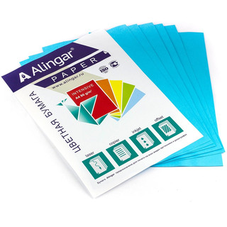 Бумага цветная для офиса А4, интенсив 'Голубой', 50 листов, 8...