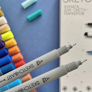 Скетч-маркеры 48 цветов, двусторонние, Sketch&Art 4