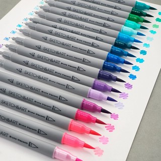 Скетч-маркеры 48 цветов, двусторонние, Sketch&Art 6