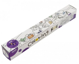 Ролик самоклеящийся для раскрашивания 'Деревня' 31х355 см, St...