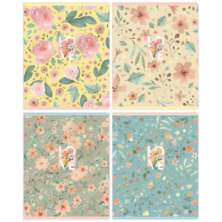 Тетрадь 48л., А5, линия BG 'Люблю цветы', обложка в асс. Цена...