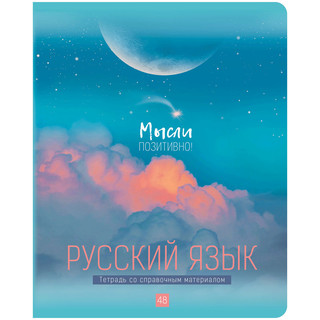 Тетрадь предметная Русский язык 'My Sky' 48 листов