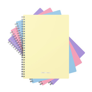 Тетрадь А5, 80л, клетка, пластиковая обложка, на спирали, Eri...