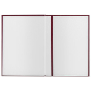 Папка адресная бумвинил А4 'Поздравляем!' бордовая, STAFF Basic 3