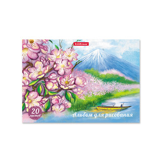 Альбом для рисования на клею А5, 20 листов 'Цветущая Япония' ErichKrause