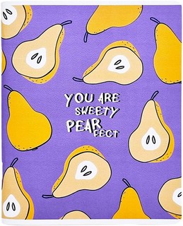 Тетрадь Fruits.груша 48 л, А5, клетка, на скрепке, Be Smart 1