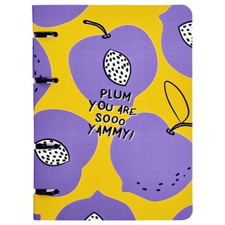Тетрадь Fruits.слива, А5, 80 л, клетка, на кольцах, Be Smart 1