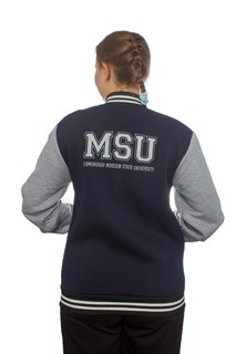 Бомбер с символикой МГУ имени М.В. Ломоносова (лат) 1