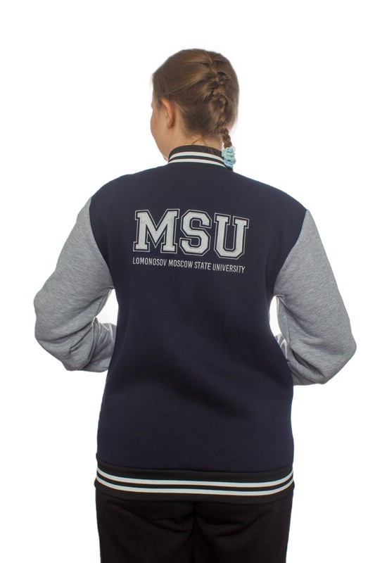 Бомбер с символикой МГУ имени М.В. Ломоносова (лат)
