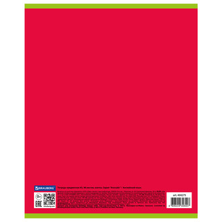 Тетрадь предметная Английский язык 'Avocado' 48 листов 7