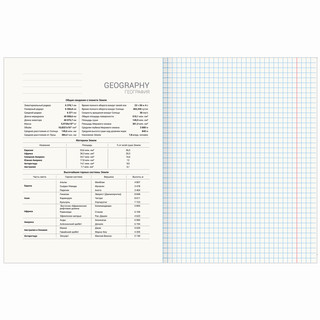 Тетрадь предметная География 'Avocado' 48 листов 4