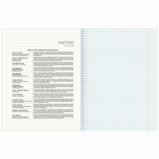 Тетрадь предметная История 'Avocado' 48 листов 4