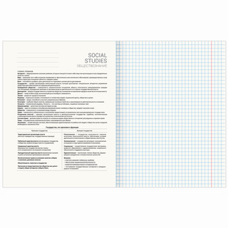 Тетрадь предметная Обществознание 'Avocado' 48 листов 4