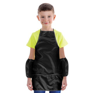 Фартук с нарукавниками для уроков труда ПИФАГОР, 45х60 см, черный 2