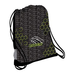 Мешок-рюкзак для обуви Belmil DINOSAURUS с вентилируемой сеткой, артикул 336-90/874