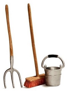 Schleich Игровой набор для чистки конюшни 42128 1