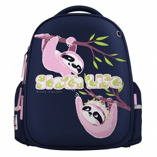 Рюкзак-капсула с эргономичной спинкой 'Карибские ленивцы' тёмно-синий 1