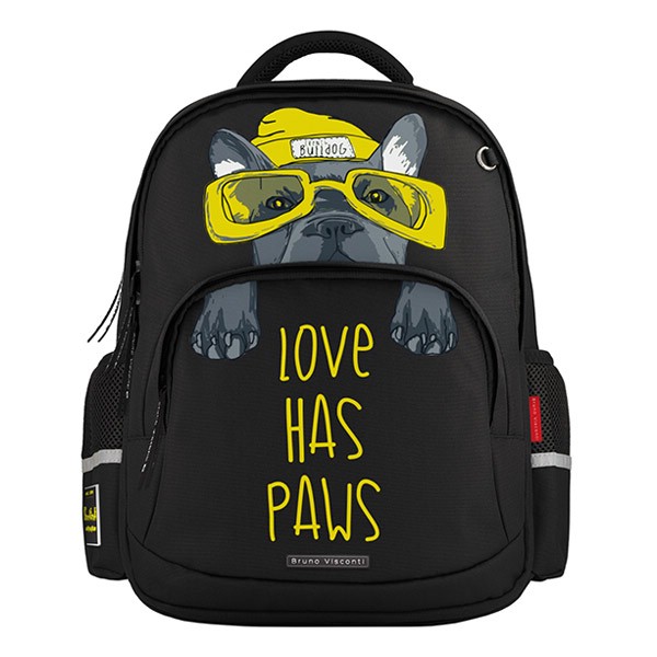 Рюкзак 'Псы на стиле' с эргономичной спинкой