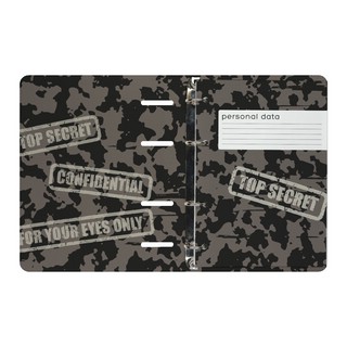 Тетрадь А5, 80 л, клетка 'Secret agent' на кольцах, Bruno Visconti 3