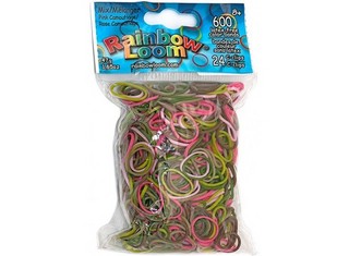 Набор резиночек Rainbow Loom 'Розовый камуфляж' 600 шт, 24 кл...