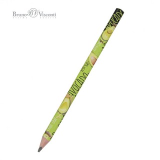 Карандаш ч/г HappyGraphix Jumbo. Avocado style. Yoga guru, 4В