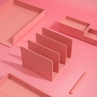 Подставка-ограничитель для книг DELI.Nusign, розовая 4