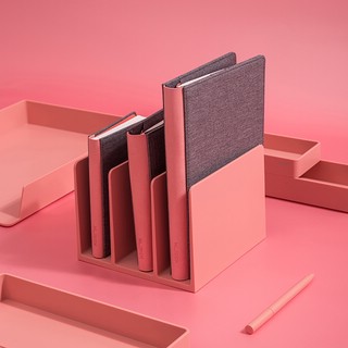 Подставка-ограничитель для книг DELI.Nusign, розовая 5