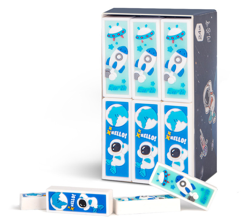 Ластик Deli 'Космос', объёмный, в ассортименте, артикул 71133. Цена за 1 штуку