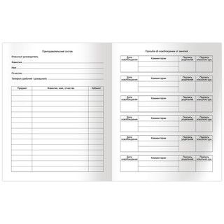 Дневник 1-11кл 40 листов, твердая обложка, белый, BG 4