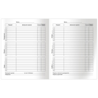 Дневник 5-11кл 48 листов, твердая обложка, белый, BG 3