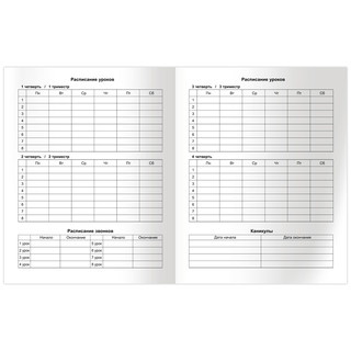 Дневник 5-11кл 48 листов, твердая обложка, белый, BG 6