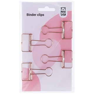 Зажимы для бумаг 32мм, 4 шт. Meshu 