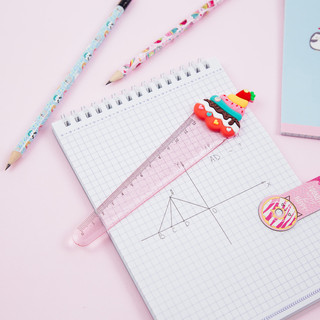 Линейка с топпером 12 см MESHU 