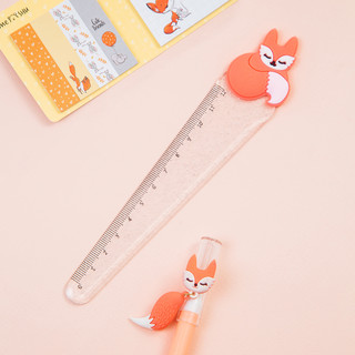 Линейка с топпером 12 см MESHU 'Fox' 5