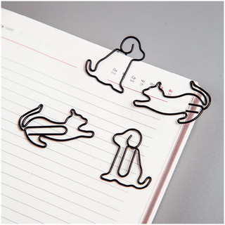 Скрепки фигурные 19мм, 4 шт. Meshu 